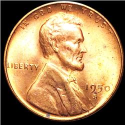 1950-S Lincoln Wheat Penny UNCIRCULATED