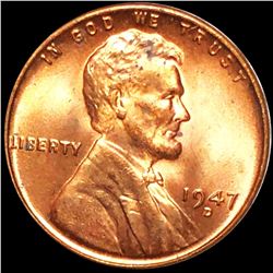1947-D Lincoln Wheat Penny UNCIRCULATED