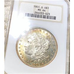 1901-O Morgan Silver Dollar NGC - MS64