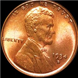 1934-D Lincoln Wheat Penny UNCIRCULATED