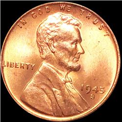 1945-S Lincoln Wheat Penny UNCIRCULATED
