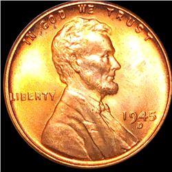 1945-D Lincoln Wheat Penny UNCIRCULATED