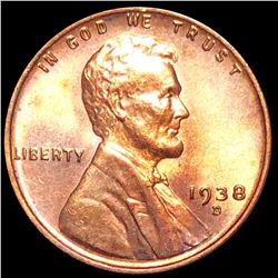 1938-D Lincoln Wheat Penny UNCIRCULATED