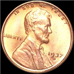 1937-S Lincoln Wheat Penny UNCIRCULATED