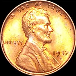 1937-D Lincoln Wheat Penny UNCIRCULATED