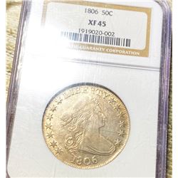 1806 Draped Bust Half Dollar NGC - XF45