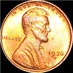 1936-D Lincoln Wheat Penny UNCIRCULATED
