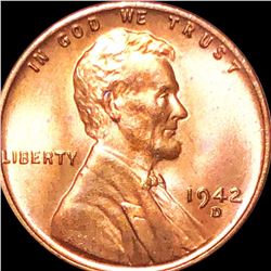 1942-D Lincoln Wheat Penny UNCIRCULATED