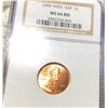 Image 1 : 2000 Wide "AM" Lincoln Penny NGC - MS 66 RD