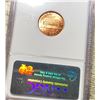 Image 2 : 2000 Wide "AM" Lincoln Penny NGC - MS 66 RD