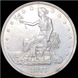 1877 Silver Trade Dollar CLOSELY UNCIRCULATED