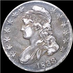 1833 Capped Bust Half Dollar LIGHTLY CIRCULATED