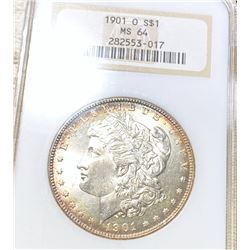 1901-O Morgan Silver Dollar NGC - MS64