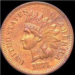 1874 Indian Head Penny CLOSELY UNCIRCULATED