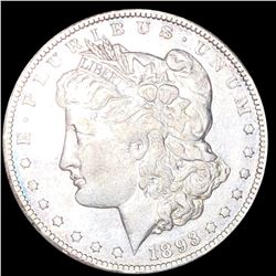 1893-CC Morgan Silver Dollar ABOUT UNCIRCULATED