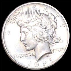 1921 Silver Peace Dollar CLOSELY UNCIRCULATED