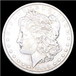 1892-S Morgan Silver Dollar ABOUT UNCIRCULATED