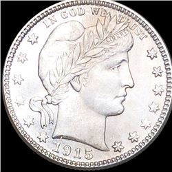 1915-D Barber Half Dollar CLOSELY UNCIRCULATED