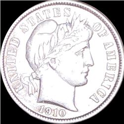 1910 Barber Silver Dime CLOSELY UNCIRCULATED