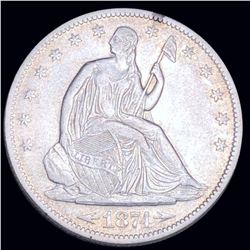 1874-S Seated Half Dollar UNCIRCULATED