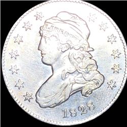 1828 Capped Bust Quarter NEARLY UNCIRCULATED