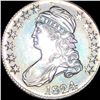 Image 1 : 1824 Capped Bust Half Dollar CLOSELY UNCIRCULATED