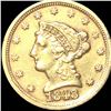 Image 1 : 1848-D $2.50 Gold Quarter Eagle ABOUT UNCIRCULATED