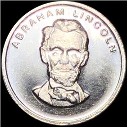 Abraham Lincoln 1 Gram Silver Round