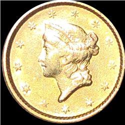 1852 Rare Gold Dollar ABOUT UNCIRCULATED