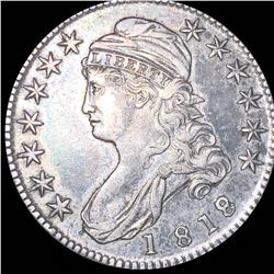 1818 Capped Bust Half Dollar NEARLY UNCIRCULATED