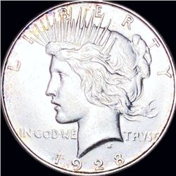 1928-S Silver Peace Dollar CLOSELY UNCIRCULATED
