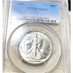 1946 Walking Half Dollar PCGS - MS64