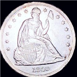 1840 Seated Liberty Dollar UNCIRCULATED