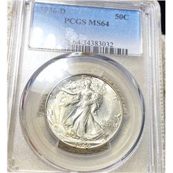 1946-D Walking Half Dollar PCGS - MS64