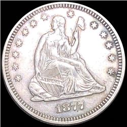 1877 Seated Liberty Quarter CLOSELY UNCIRCULATED