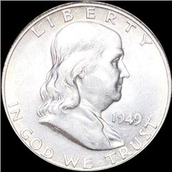 1949-S Franklin Half Dollar CLOSELY UNCIRCULATED