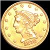 Image 1 : 1878 $2.50 Gold Quarter Eagle CLOSELY UNCIRCULATED