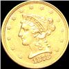 Image 1 : 1878-S $2.50 Gold Quarter Eagle CLOSELY UNC