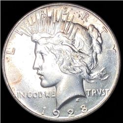 1928 Silver Peace Dollar UNCIRCULATED