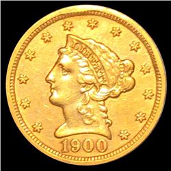 1900 $2.50 Gold Quarter Eagle CLOSELY UNCIRCULATED