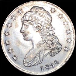 1835 Capped Bust Half Dollar CLOSELY UNCIRCULATED