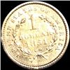 Image 2 : 1851 Rare Gold Dollar NEARLY UNCIRCULATED