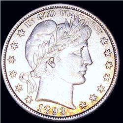 1893-S Barber Half Dollar CLOSELY UNCIRCULATED
