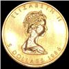 Image 1 : 1986 Canada $5 1/10th Oz Gold Coin UNCIRCULATED