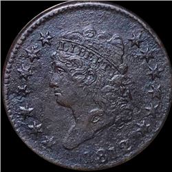 1812 Classic Head Large Cent ABOUT UNCIRCULATED