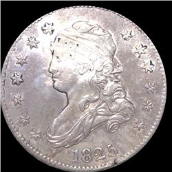 1825 Capped Bust Half Dollar NEARLY UNCIRCULATED