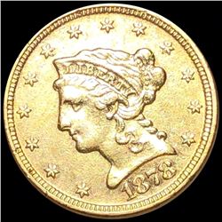 1878 $2.50 Gold Quarter Eagle UNCIRCULATED