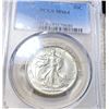Image 1 : 1944 Walking Half Dollar PCGS - MS64
