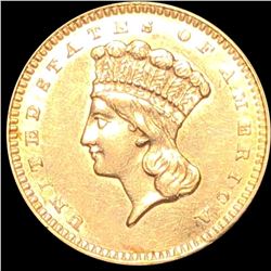 1862 Rare Gold Dollar UNCIRCULATED