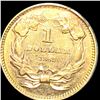 Image 2 : 1862 Rare Gold Dollar UNCIRCULATED